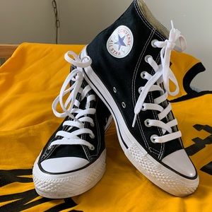 Converse Black and White High-Top Sneakers